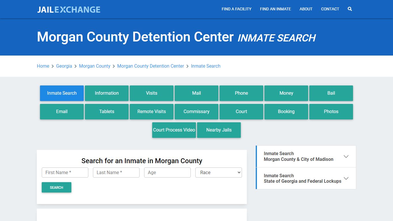 Morgan County Detention Center, GA Inmate Search: Roster & Mugshots